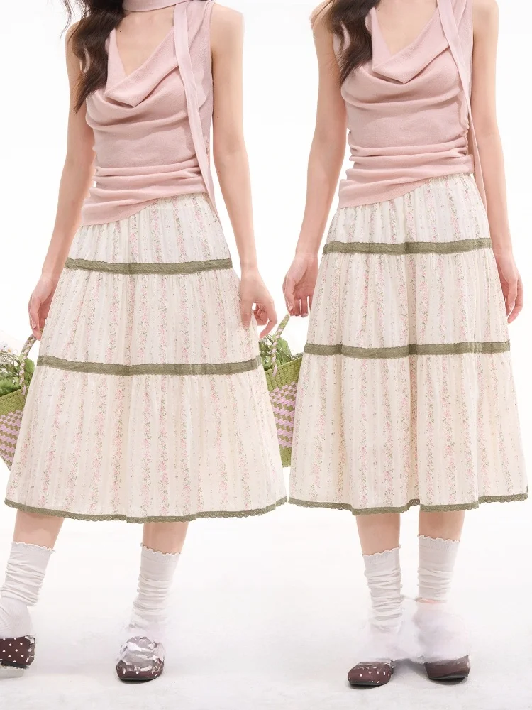 Korean Style Lace Floral Half Skirt Women's Summer Cake Skirt High Waist Cotton Blend Baked Goods Skirt Window Display Flowers
Korean Style Lace Floral Half Skirt Women's Summer Cake Skirt High Waist Cotton Blend Baked Goods Skirt Window Display Flowers