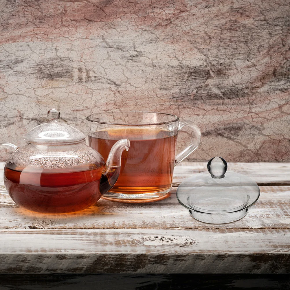 4Pcs Glass Tea Kettle Lids Transparent Replacement Covers Home Accessory Teapot Lid for Loose Leaf Tea Strainer
4Pcs Glass Tea Kettle Lids Transparent Replacement Covers Home Accessory Teapot Lid for Loose Leaf Tea Strainer