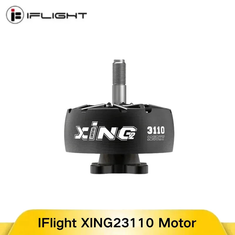 iFlight XING2 3110 Brushless Motor, 1600KV/1250KV (6S) & 900KV (8S) Options with Titanium Shaft, for Cinelifter X8Pro & Protek60
iFlight XING2 3110 Brushless Motor, 1600KV/1250KV (6S) & 900KV (8S) Options with Titanium Shaft, for Cinelifter X8Pro & Protek60