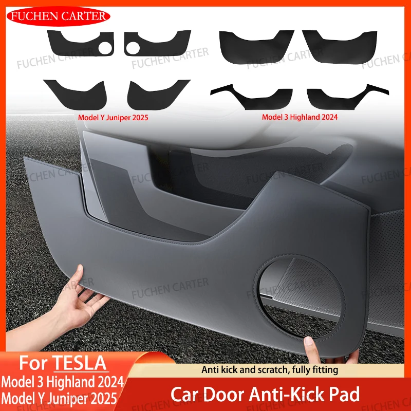 For Tesla ModelY Juniper 2025 Car Door Anti-Kick Pad Leather Sticker Trim Kit Side Door Protector Cover Car Interior Accessories
For Tesla ModelY Juniper 2025 Car Door Anti-Kick Pad Leather Sticker Trim Kit Side Door Protector Cover Car Interior Accessories