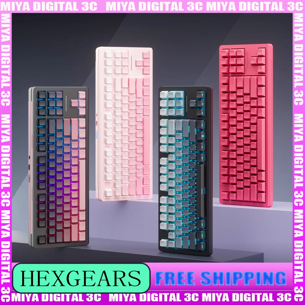 Hexgears Q87 Mechanical Keyboard Wireless Tri-model Hot Plug RGB E-sports Game Keyboard HiFi Kailh Axis Customized Pc Accessory
Hexgears Q87 Mechanical Keyboard Wireless Tri-model Hot Plug RGB E-sports Game Keyboard HiFi Kailh Axis Customized Pc Accessory