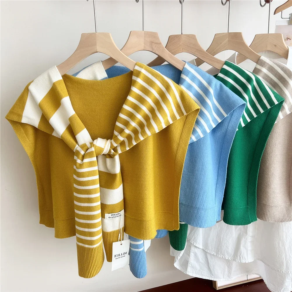 Poncho Cloak Korean Air-conditioned Rooms Knitted Shawl Women's Spring and Autumn Knitted Cross Shawl Fashion Wrap Solid Scarf
Poncho Cloak Korean Air-conditioned Rooms Knitted Shawl Women's Spring and Autumn Knitted Cross Shawl Fashion Wrap Solid Scarf