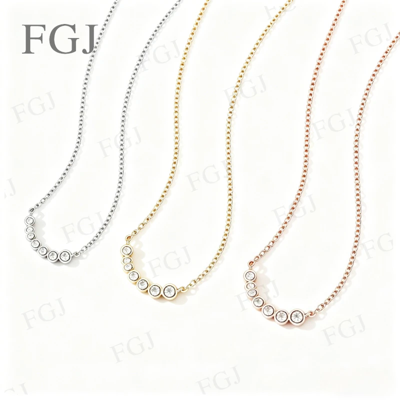 Moissanite Bezel Pendant Necklace GRA Certified D color VVS1 925 Sterling Silver Top Quality Wedding Minimalist Jewelry
Moissanite Bezel Pendant Necklace GRA Certified D color VVS1 925 Sterling Silver Top Quality Wedding Minimalist Jewelry