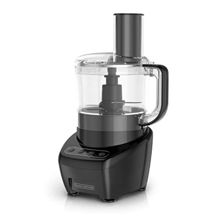 3-in-1 Easy Assembly 8-Cup Food Processor with Stainless Steel S-Blade Easy-Clean Touchpad Controls in Black
3-in-1 Easy Assembly 8-Cup Food Processor with Stainless Steel S-Blade Easy-Clean Touchpad Controls in Black