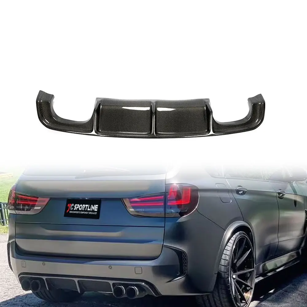 For X5M F85 X6M F86 2015-19 REAL CARBON Rear Bumper Diffuser Lip SpoilerAuto Parts
For X5M F85 X6M F86 2015-19 REAL CARBON Rear Bumper Diffuser Lip SpoilerAuto Parts