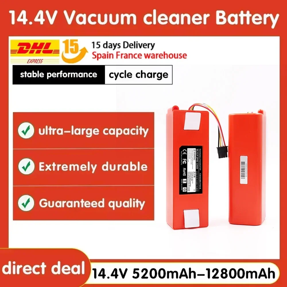12800mAh 14.4v roborock s50 battery brr 2p4s 5200d original battery for Xiaomi Robot Roborock S50 S51 S55 T60 Accessory Spare
12800mAh 14.4v roborock s50 battery brr 2p4s 5200d original battery for Xiaomi Robot Roborock S50 S51 S55 T60 Accessory Spare
