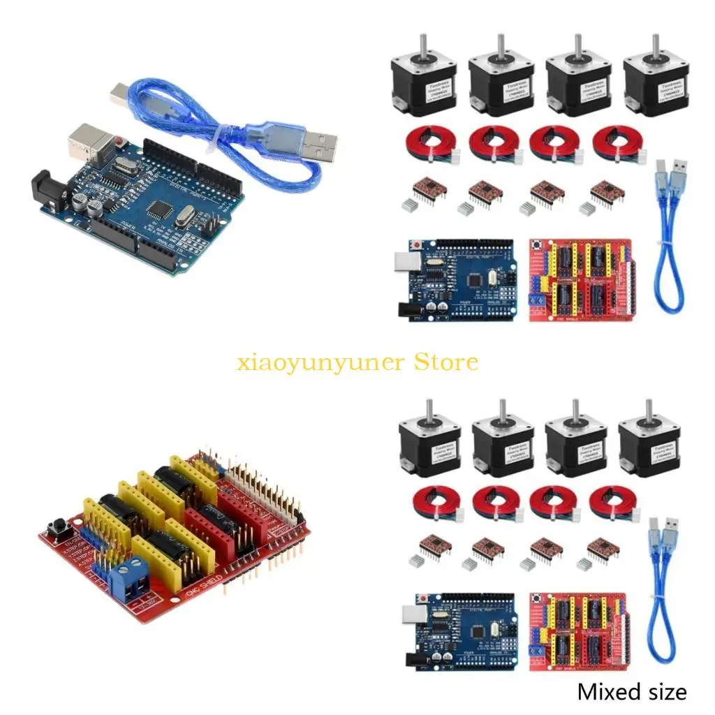 P9JB 4-Lead Nema17 17HS4401 Stepper Motor +CNC-Shield Engraving Machine+4pcs A4988
P9JB 4-Lead Nema17 17HS4401 Stepper Motor +CNC-Shield Engraving Machine+4pcs A4988