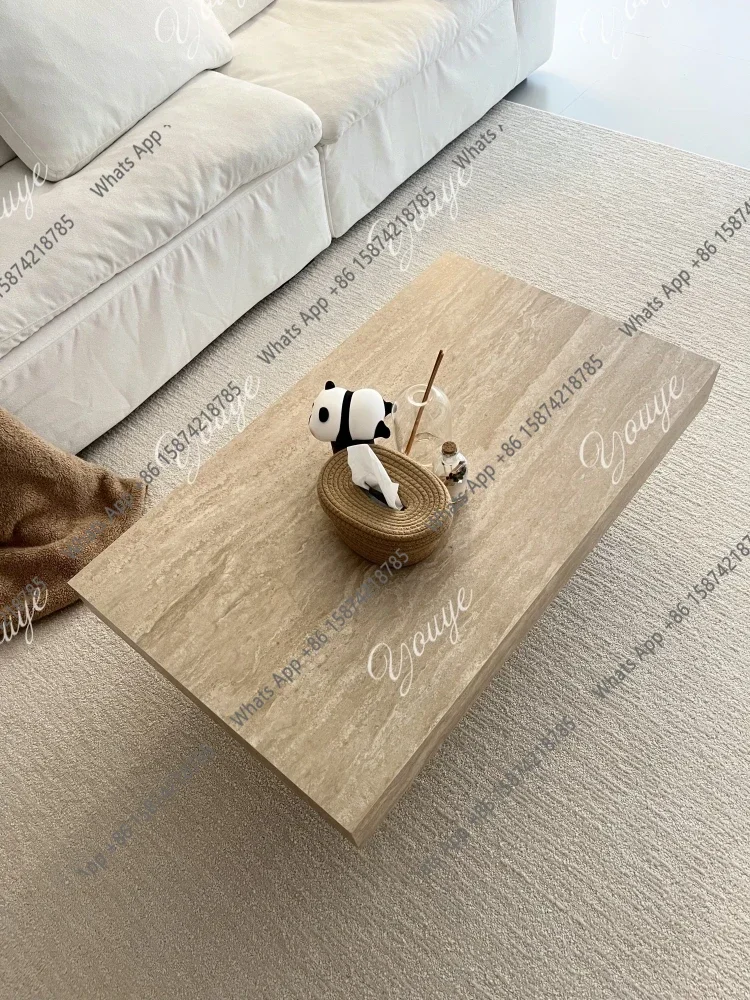 j SX Travertine Rock Slab Coffee Table Household Living Room Acrylic Suspension Modern Light Luxury Minimalist Square Tea Table
j SX Travertine Rock Slab Coffee Table Household Living Room Acrylic Suspension Modern Light Luxury Minimalist Square Tea Table