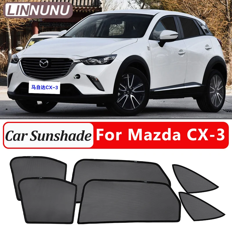 LINNUNU Magnetic Car sunshade For Mazda CX-3 2015-2026 Windows Mesh curtains Privacy Protection UV Blockin Interior accessories
LINNUNU Magnetic Car sunshade For Mazda CX-3 2015-2026 Windows Mesh curtains Privacy Protection UV Blockin Interior accessories