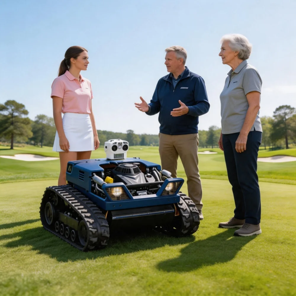 All-Terrain Remote Control Trimmer 1000mm Cutting Width Small Tracked Lawn Mower Multi-use CE EPA Certified Yard Landscape
All-Terrain Remote Control Trimmer 1000mm Cutting Width Small Tracked Lawn Mower Multi-use CE EPA Certified Yard Landscape