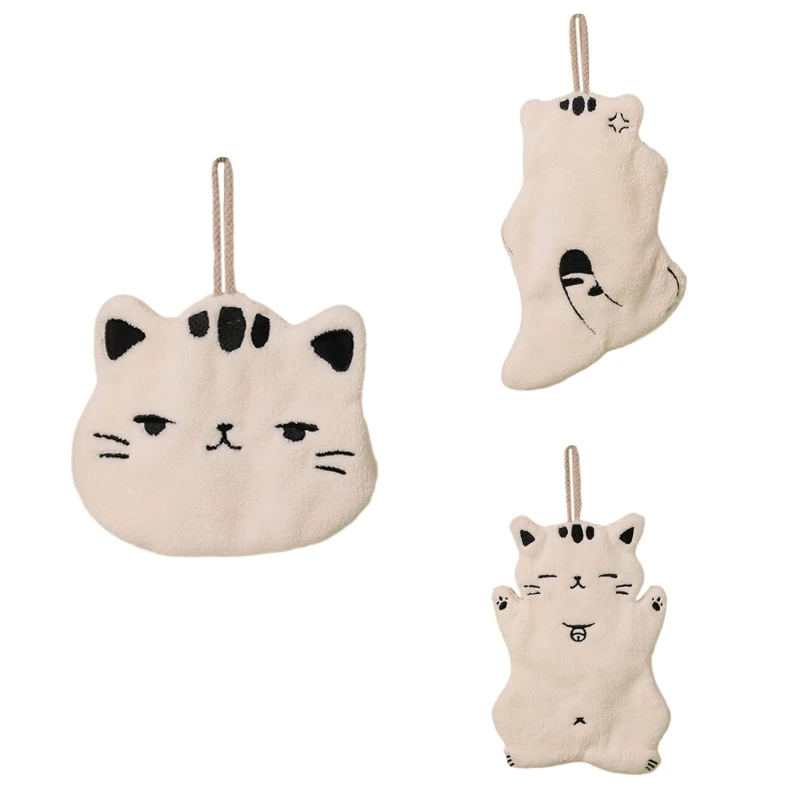 Cartoon Cats Towel Corals fleeces Hanging Nonshedding Bath Towel Strong Water Absorption Small Towel for Dropshipping
Cartoon Cats Towel Corals fleeces Hanging Nonshedding Bath Towel Strong Water Absorption Small Towel for Dropshipping