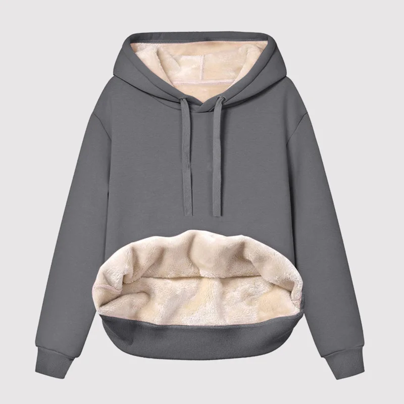Plus Size Sweatshirts for Women Thick Fleece Hoodie Sweatshirt Fleece Lined Winter Velvet Hoodie V Neck Long Sleeve Underwear
Plus Size Sweatshirts for Women Thick Fleece Hoodie Sweatshirt Fleece Lined Winter Velvet Hoodie V Neck Long Sleeve Underwear