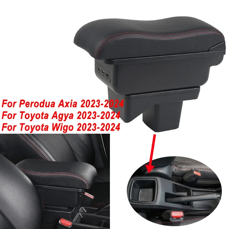 Автомобильный подлокотник для Perodua Axia для Toyota Agya для Toyota Wigo, ящик для хранения внутренней консоли, подлокотник 2023 2024 2025, автомобильные аксессуары
Автомобильный подлокотник для Perodua Axia для Toyota Agya для Toyota Wigo, ящик для хранения внутренней консоли, подлокотник 2023 2024 2025, автомобильные аксессуары