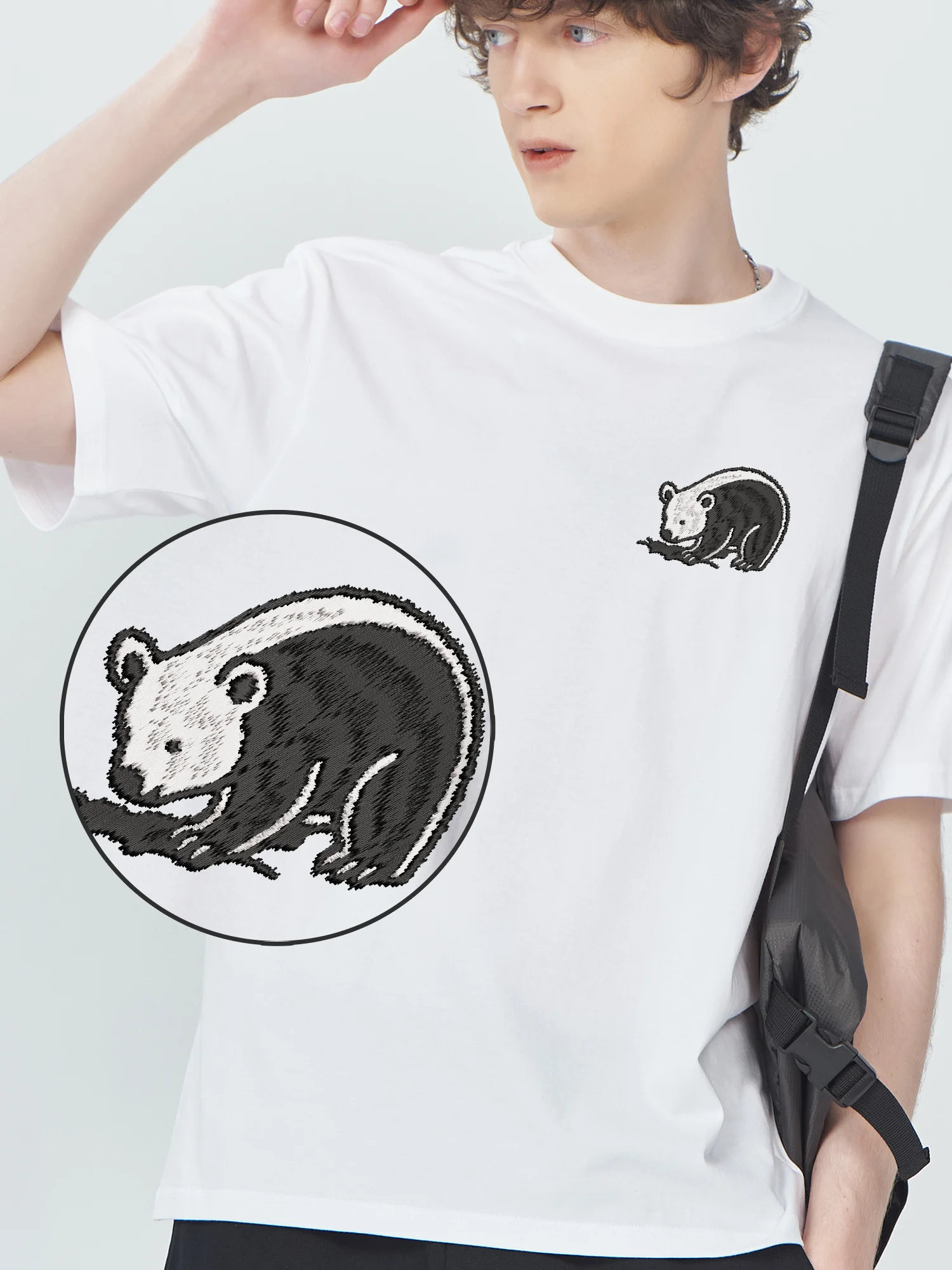 Bear Pattern Men Women Embroidered Short Sleeve TShirt Luxury Customized Animal Embroiderey T-shirt Fashion Casual Wear
Bear Pattern Men Women Embroidered Short Sleeve TShirt Luxury Customized Animal Embroiderey T-shirt Fashion Casual Wear