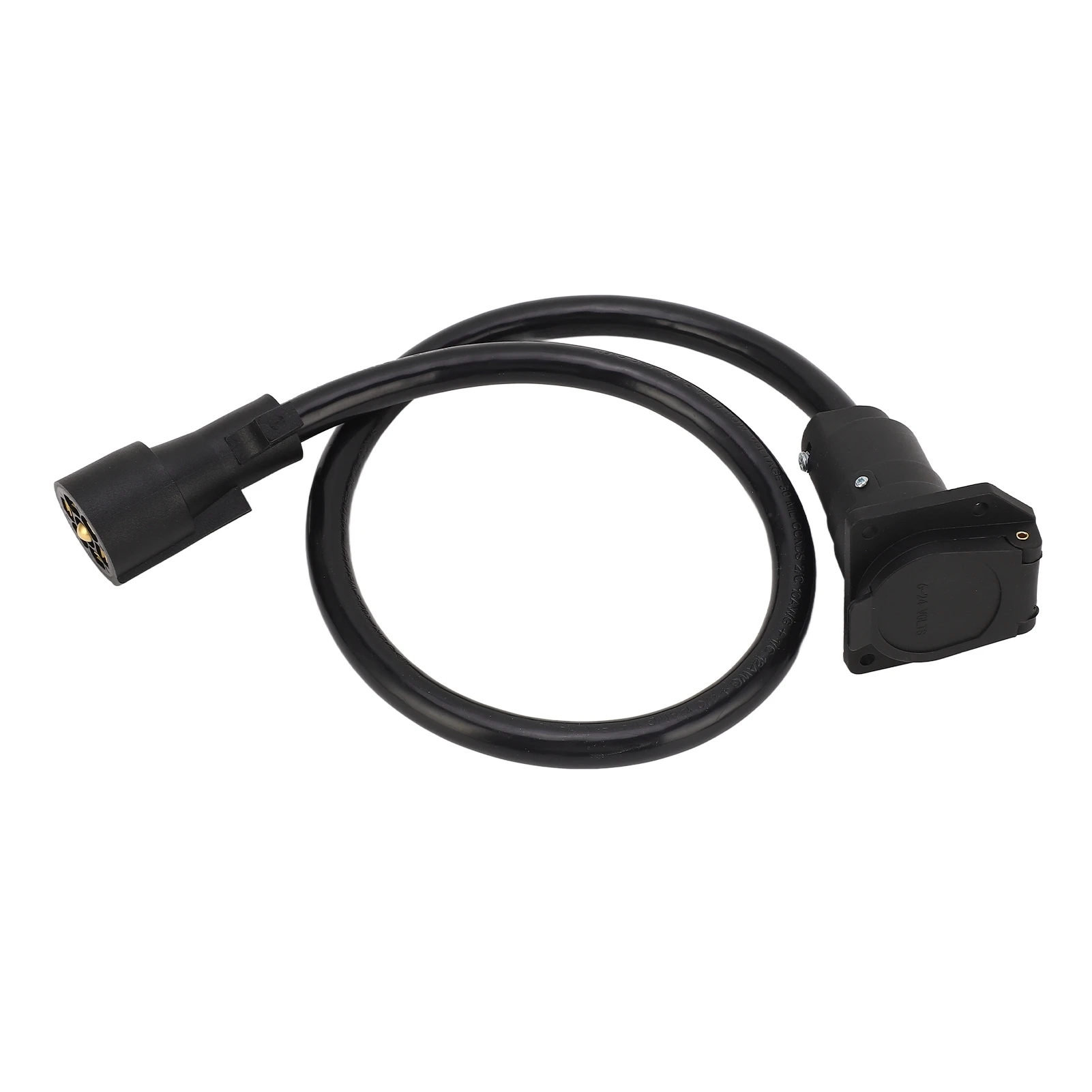 Trailer Extension Cord 7 Way 3ft Double Prong Male Plug Connector RV Connecting Line
Trailer Extension Cord 7 Way 3ft Double Prong Male Plug Connector RV Connecting Line