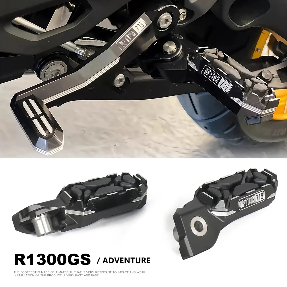 New For BMW R1300GS R 1300 GS Adventure 2023 2024 2025 Motorcycle 719 Foot Pedals Pegs Rest Footrest GS1300 Anti Slip Aluminum
New For BMW R1300GS R 1300 GS Adventure 2023 2024 2025 Motorcycle 719 Foot Pedals Pegs Rest Footrest GS1300 Anti Slip Aluminum