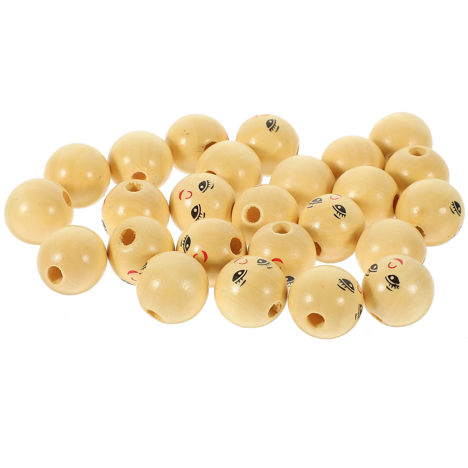 60pcs Face Pattern Loose Wood Smooth Surface Large Hole Diy Craft Making For Jewelry Bracelets Necklaces Garland Wood Beads Bulk 
60pcs Face Pattern Loose Wood Smooth Surface Large Hole Diy Craft Making For Jewelry Bracelets Necklaces Garland Wood Beads Bulk