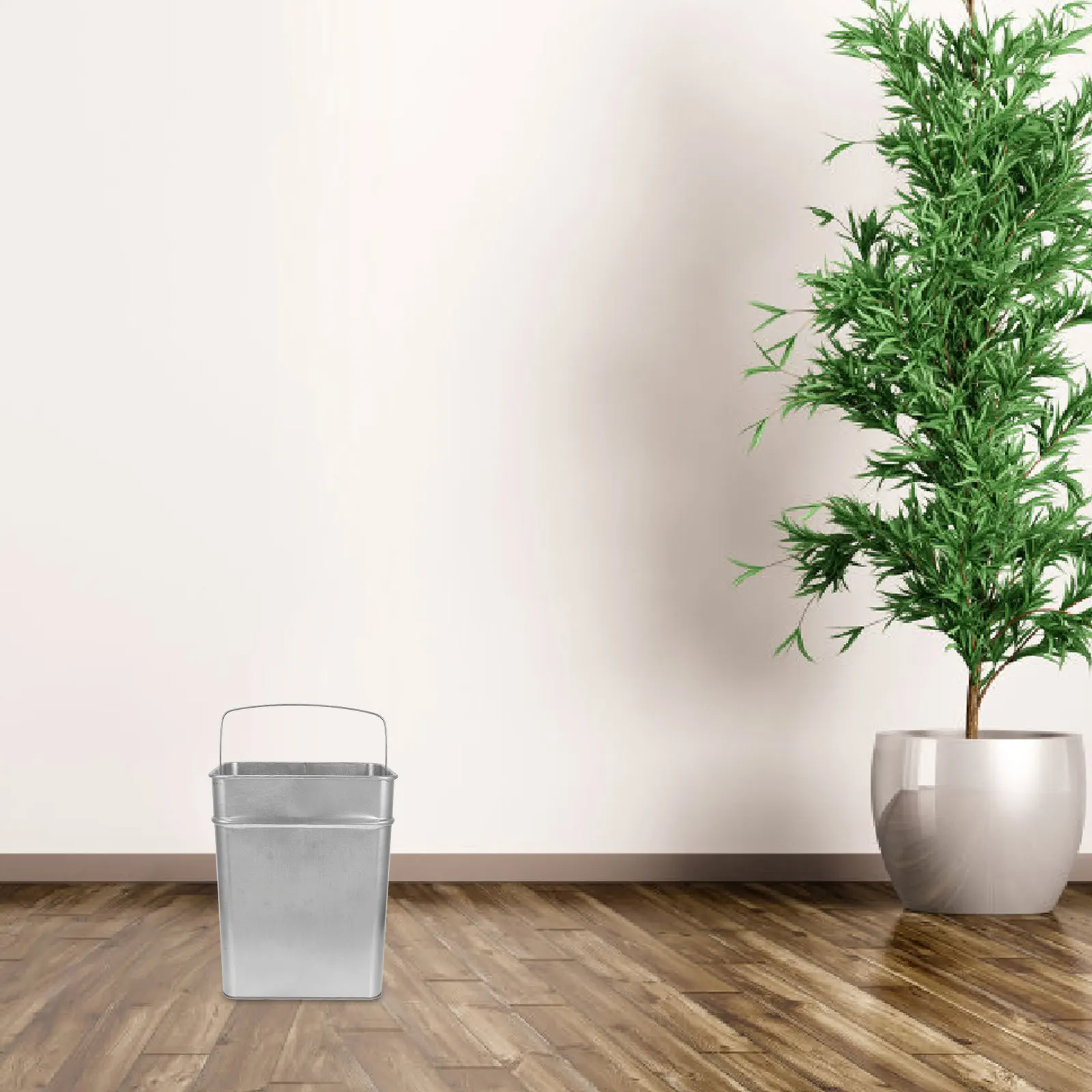 Galvanized Steel Trash Can Liner Inner Bucket Sturdy Handle for Kitchen Bathroom Office Rv Waste Container Garbage Basket
Galvanized Steel Trash Can Liner Inner Bucket Sturdy Handle for Kitchen Bathroom Office Rv Waste Container Garbage Basket