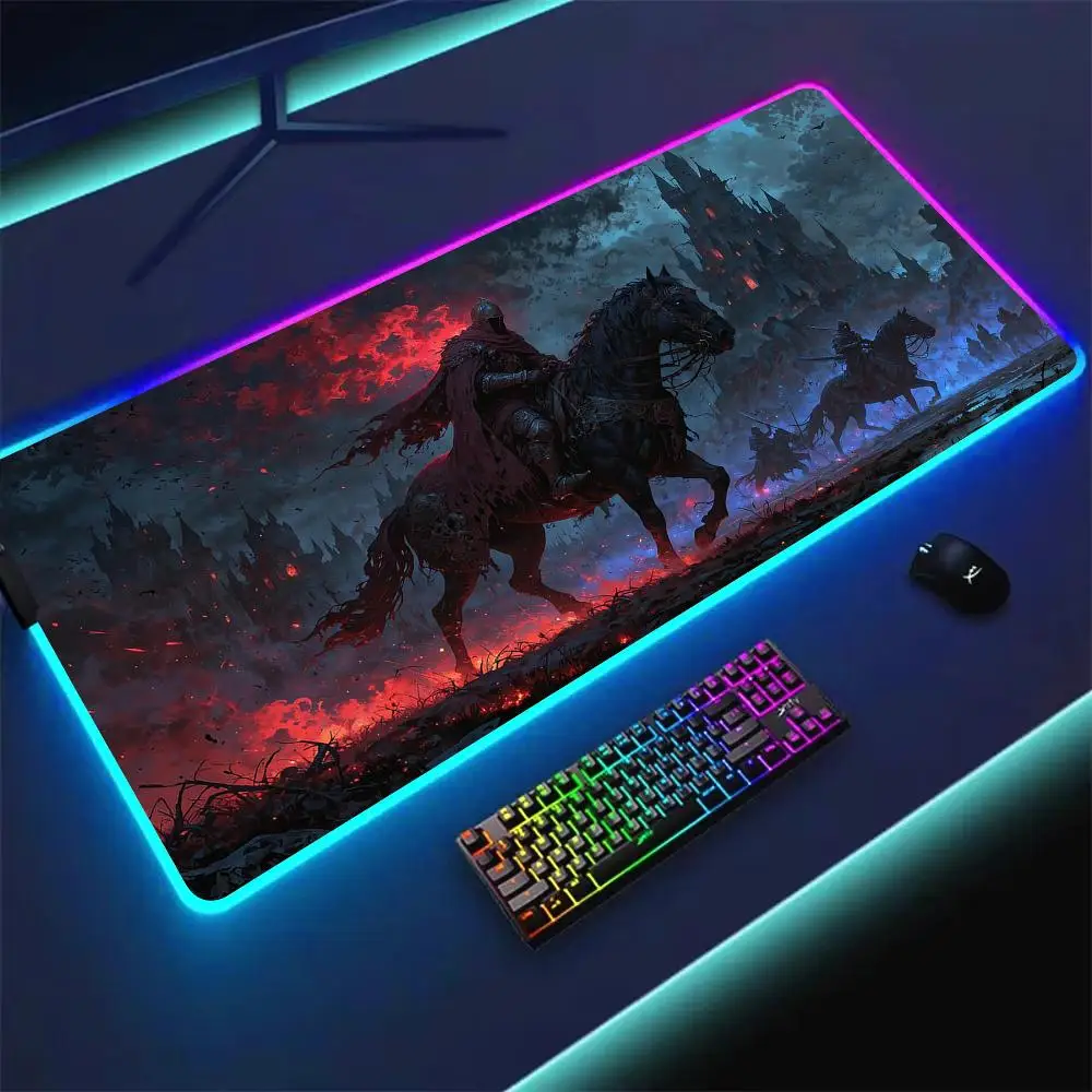 RGB anime Mouse pad Dark Knight LED glow gaming mats rubber anti-slip desk mat gamer pc accessories Gaming keypad mousepad
RGB anime Mouse pad Dark Knight LED glow gaming mats rubber anti-slip desk mat gamer pc accessories Gaming keypad mousepad