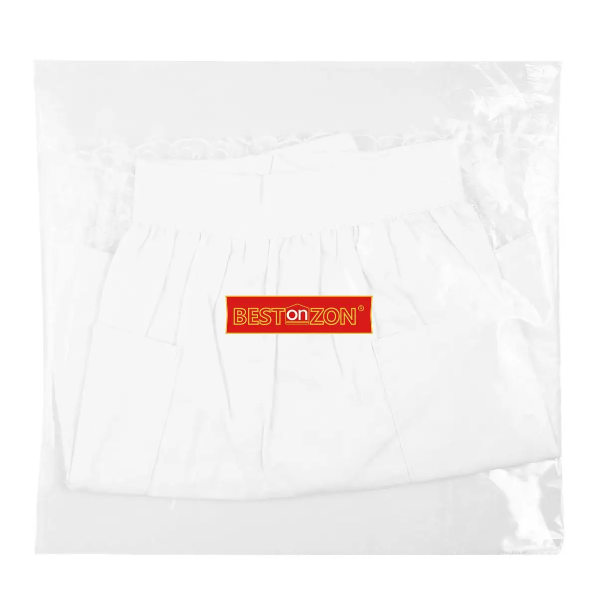 Cotton Apron Short Kitchen Maid Waitress Half-length Pockets Lace Cosplay Daily Use Cotton Waist Apron
Cotton Apron Short Kitchen Maid Waitress Half-length Pockets Lace Cosplay Daily Use Cotton Waist Apron