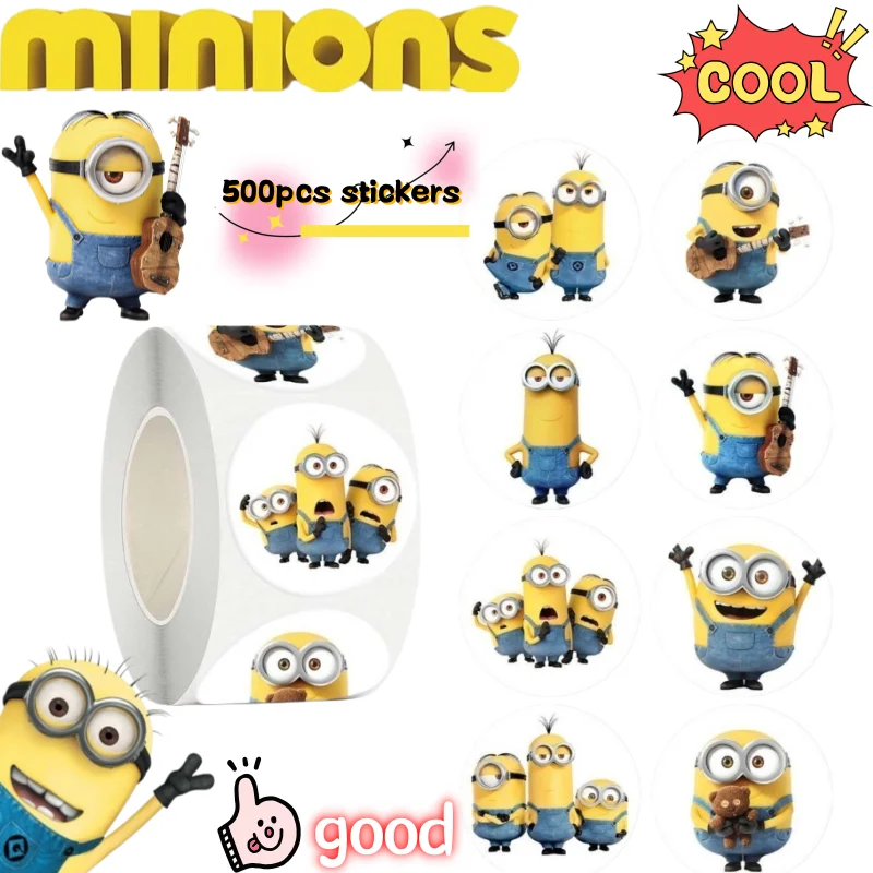 New Minions Despicable Me Kevin Dave Stuart Sticker High Color Value Cartoon Printing Creative Student Hand Book Desktop Sticker
New Minions Despicable Me Kevin Dave Stuart Sticker High Color Value Cartoon Printing Creative Student Hand Book Desktop Sticker