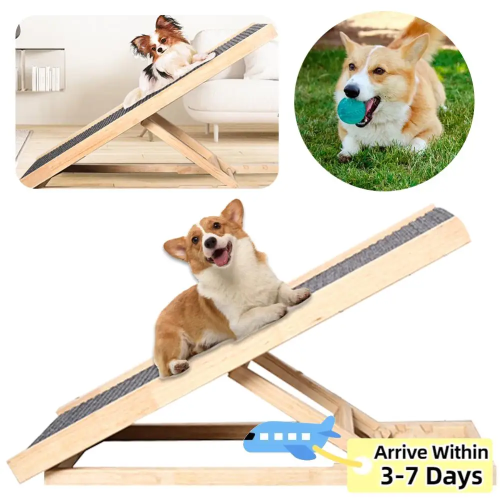 Деревянная лестница-рампа для кошек и собак, 3/4 уровня, регулируемая по высоте, нескользящая, универсальная, для использования в помещении, для высоких кроватей и диванов
Деревянная лестница-рампа для кошек и собак, 3/4 уровня, регулируемая по высоте, нескользящая, универсальная, для использования в помещении, для высоких кроватей и диванов