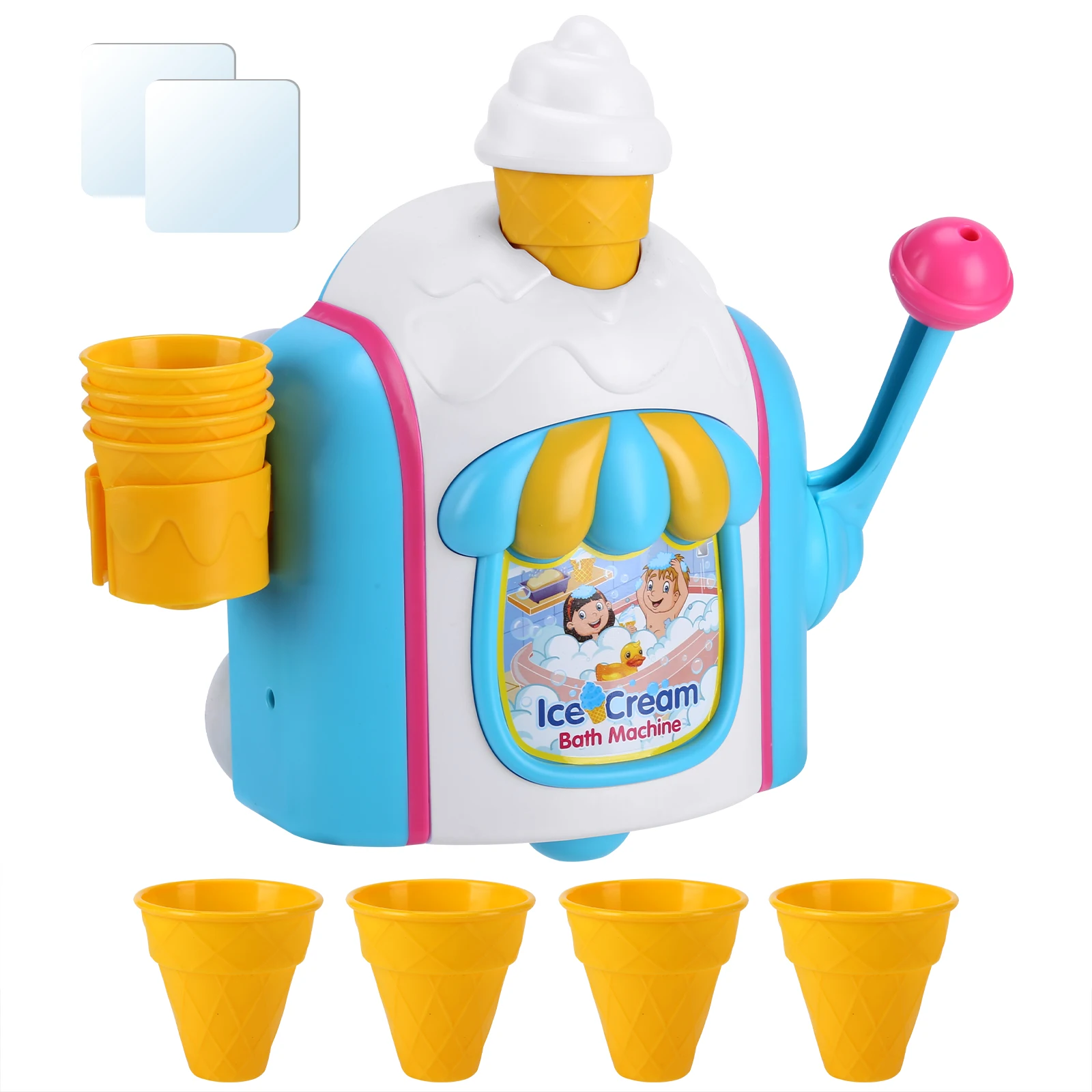 Bath Toys Bubble Ice Cream Bath Machine Toy Candy Color Bathtub Toys for Girls Boys Holiday Birthday Shower Gifts
Bath Toys Bubble Ice Cream Bath Machine Toy Candy Color Bathtub Toys for Girls Boys Holiday Birthday Shower Gifts