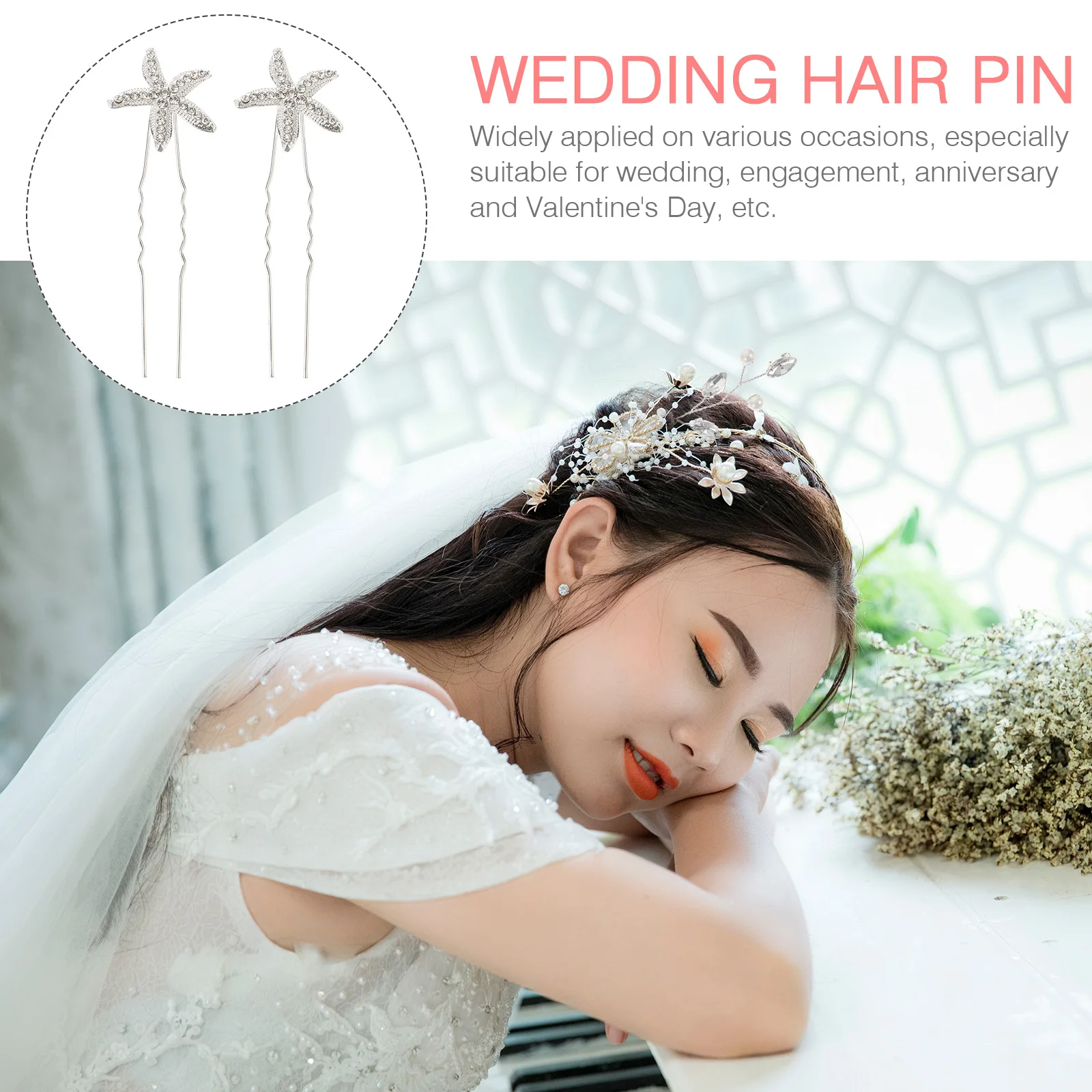 20 Pcs Wedding Hair Accessories Hairpin Bridal U-shaped Clip Decorations Fork Jewellery Bride White Hairpins and
20 Pcs Wedding Hair Accessories Hairpin Bridal U-shaped Clip Decorations Fork Jewellery Bride White Hairpins and
