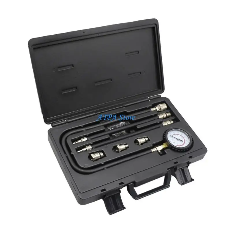 U13C Universal Gasolines Engine Compression Test Gauge Set With Multiple Adapters
U13C Universal Gasolines Engine Compression Test Gauge Set With Multiple Adapters