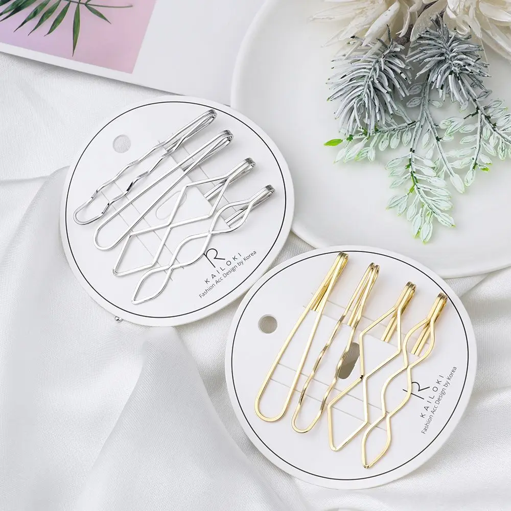 4pcs/set Fashion Hair Accessories Metal Barrettes Geometry Hair Clip Geometric Rhombus Girls Hairgrips
4pcs/set Fashion Hair Accessories Metal Barrettes Geometry Hair Clip Geometric Rhombus Girls Hairgrips