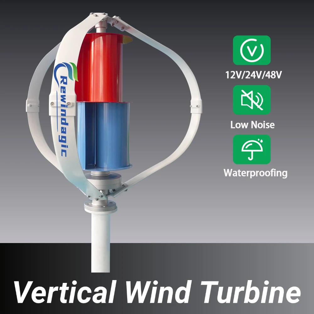 10KW Vertical Axis Wind Turbine 12V 24V 48V Alternative Energy Generator AC Output Household Complete Kit with Hybrid Controller
10KW Vertical Axis Wind Turbine 12V 24V 48V Alternative Energy Generator AC Output Household Complete Kit with Hybrid Controller