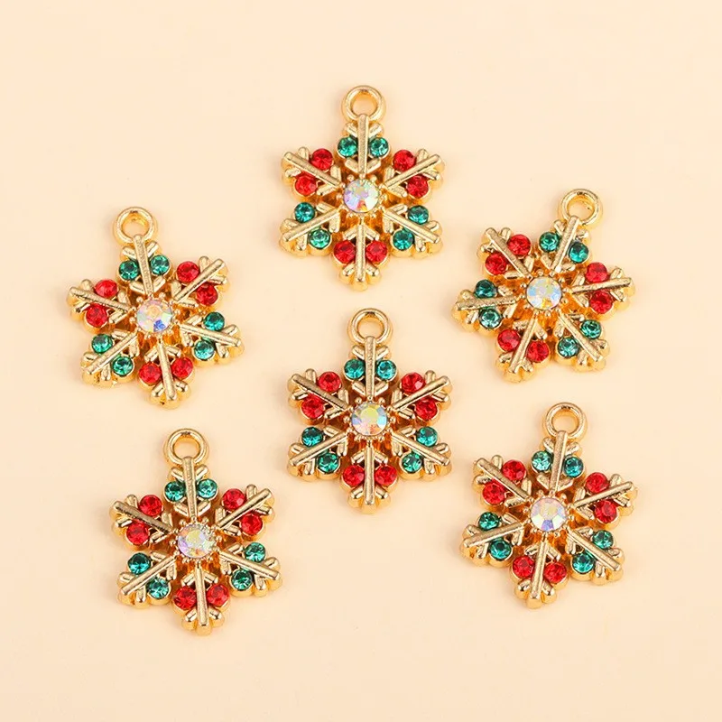 50pcs/lot Jewelry Accessory Alloy Christmas Snowflake Colored rhinestones Charms Earrings Mobile Phone Shell Pendants
50pcs/lot Jewelry Accessory Alloy Christmas Snowflake Colored rhinestones Charms Earrings Mobile Phone Shell Pendants