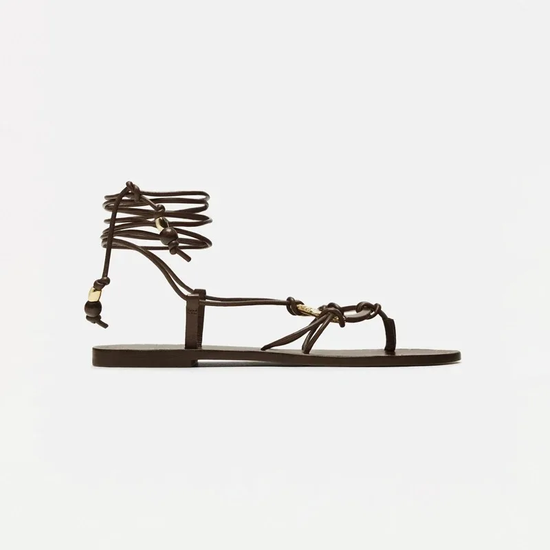 Banyiyou 2025 Summer Flat Sandals Cross-tied Ankle Strap Sandal Bohemian Beach Shoes Women's Sexy Clip Toe Sandalias Femininas
Banyiyou 2025 Summer Flat Sandals Cross-tied Ankle Strap Sandal Bohemian Beach Shoes Women's Sexy Clip Toe Sandalias Femininas