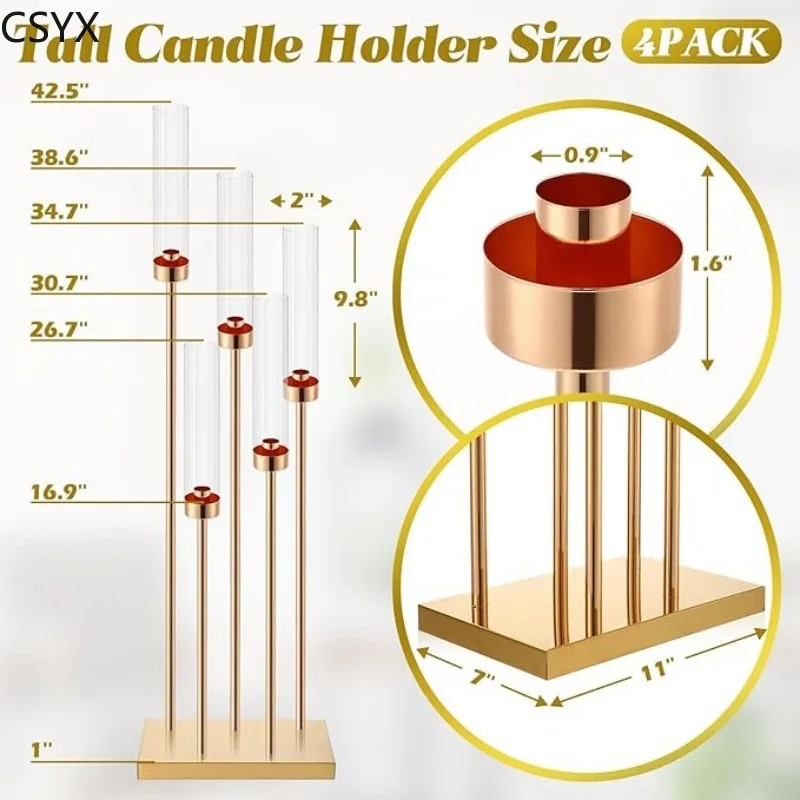 Lu Yin Style Electroplated Gold Wrought Iron Candlestick - Essential Wedding Party Home Decor, Elegant Table Decoration Prop
Lu Yin Style Electroplated Gold Wrought Iron Candlestick - Essential Wedding Party Home Decor, Elegant Table Decoration Prop