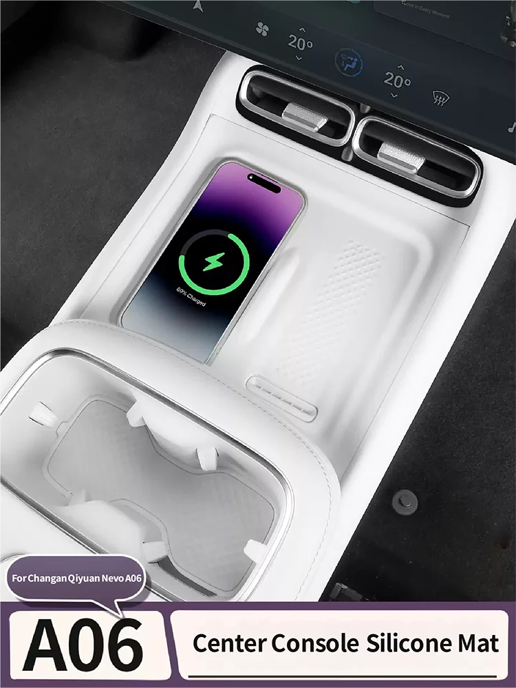 Car interior decoration accessories, car mounted wireless charging and protection pad For Changan Qiyuan Nevo A06 2026 2027
Car interior decoration accessories, car mounted wireless charging and protection pad For Changan Qiyuan Nevo A06 2026 2027