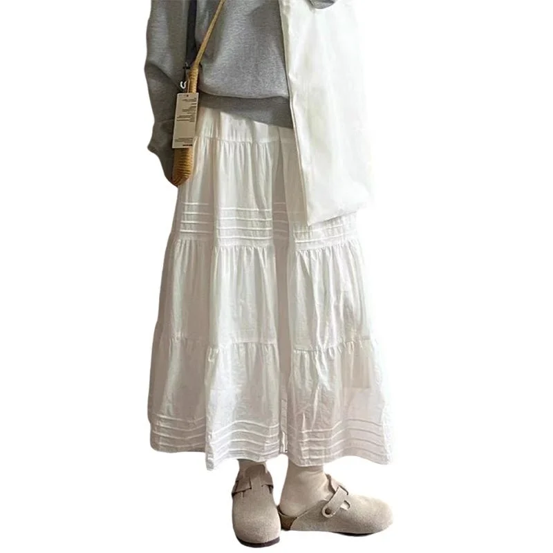 Белая юбка-миди в стиле ретро, женская весна 2024, свободная утягивающая юбка с высокой талией, лесная система, юбка-торт
Белая юбка-миди в стиле ретро, женская весна 2024, свободная утягивающая юбка с высокой талией, лесная система, юбка-торт