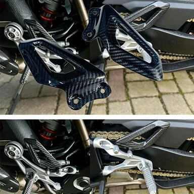 Dry Carbon Fiber Footrest Footpeg Guard Wing Fit BMW S1000RR 2019-2024
Dry Carbon Fiber Footrest Footpeg Guard Wing Fit BMW S1000RR 2019-2024
