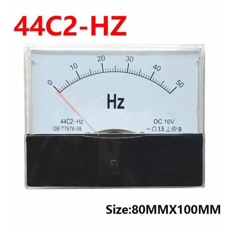 DC ConFrequency converter analog frequency meter 44C2-50HZ DC10V 4-20mA pointer DC frequency meter Hertz magnetic meter
DC ConFrequency converter analog frequency meter 44C2-50HZ DC10V 4-20mA pointer DC frequency meter Hertz magnetic meter