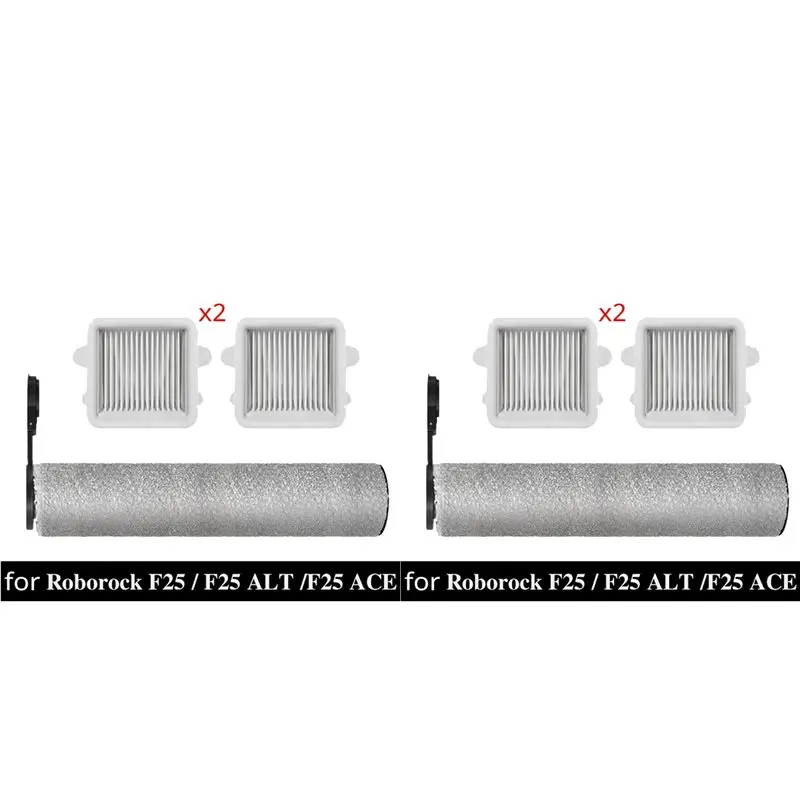 BAAO-2 Set For Roborock F25 RT / F25 LT / F25 ALT Vacuum Cleaner Roller Brush And Filter Accessories Replacement Spare Parts
BAAO-2 Set For Roborock F25 RT / F25 LT / F25 ALT Vacuum Cleaner Roller Brush And Filter Accessories Replacement Spare Parts