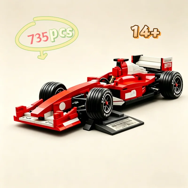 735pcs 2026 New Racing Car Building Blocks F2004 11375 Mechanical Group Assembly Formula Speed Race Car Model For Festival Gift
735pcs 2026 New Racing Car Building Blocks F2004 11375 Mechanical Group Assembly Formula Speed Race Car Model For Festival Gift