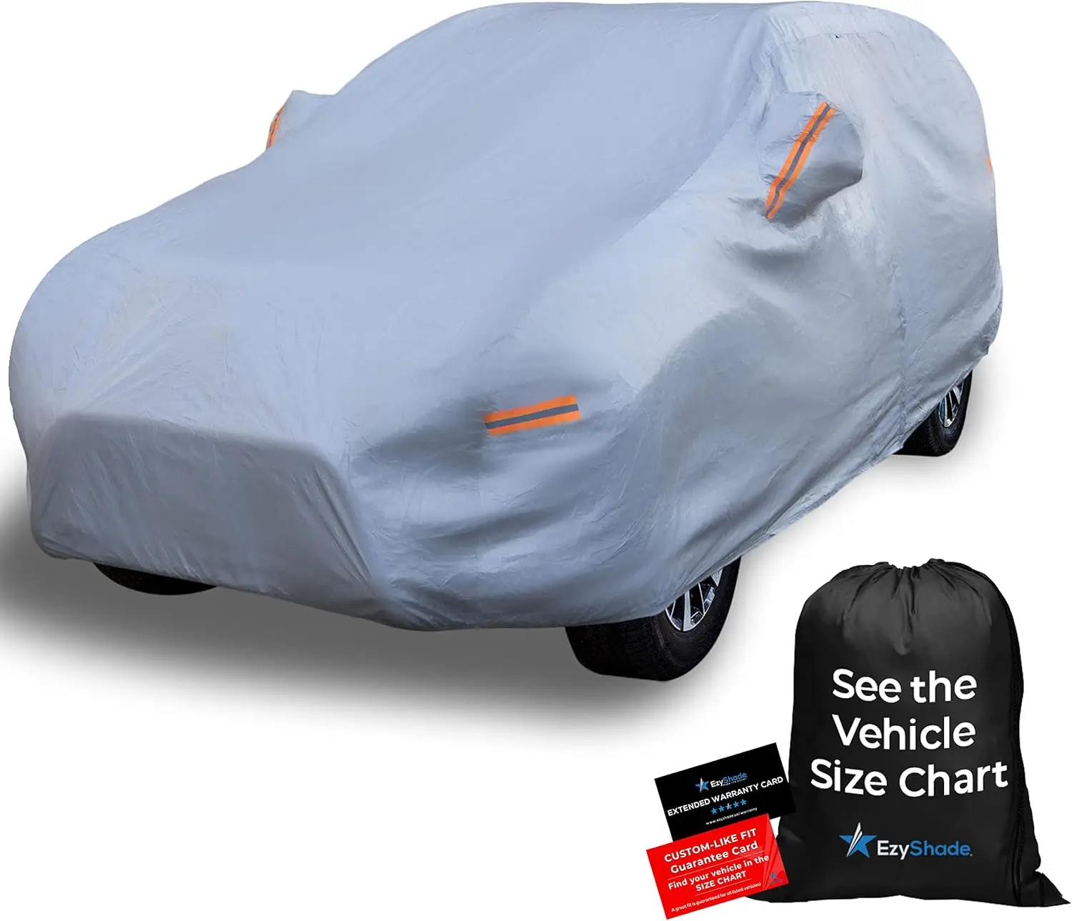 EzyShade 10-Layer SUV Car Cover Waterproof All Weather. See Vehicle Size-Chart for Accurate Fit. Outdoor Full Exterior Covers
EzyShade 10-Layer SUV Car Cover Waterproof All Weather. See Vehicle Size-Chart for Accurate Fit. Outdoor Full Exterior Covers