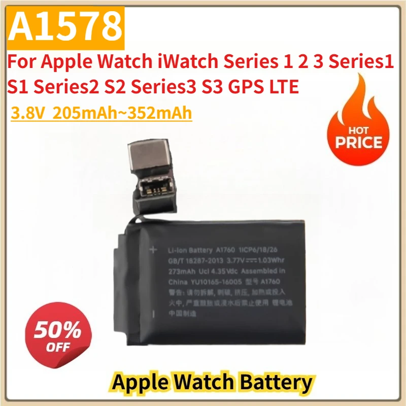 New Replacement Battery 3.8V For Apple Watch iWatch Series 1 2 3 Series1 S1 Series2 S2 Series3 S3 S 1 2 3 42mm 38 Mm GPS LTE
New Replacement Battery 3.8V For Apple Watch iWatch Series 1 2 3 Series1 S1 Series2 S2 Series3 S3 S 1 2 3 42mm 38 Mm GPS LTE