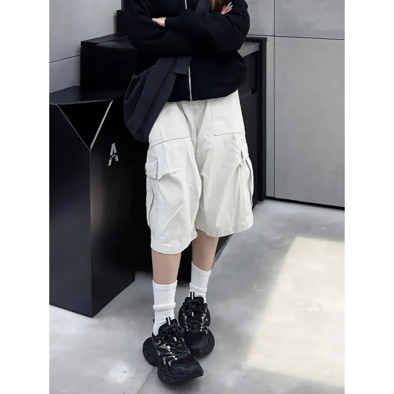 PBAP женские белые однотонные джинсовые шорты с карманами-карго с низкой талией, регулируемые большие плиссированные широкие мешковатые джерсы, повседневная летняя одежда
PBAP женские белые однотонные джинсовые шорты с карманами-карго с низкой талией, регулируемые большие плиссированные широкие мешковатые джерсы, повседневная летняя одежда