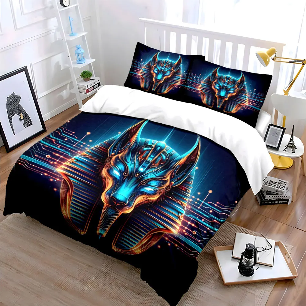 Futuristic Anubis Art Three-Piece Set Multiple sizes kid's and adults' bedroom Exquisite 3PC bedding set, gift
Futuristic Anubis Art Three-Piece Set Multiple sizes kid's and adults' bedroom Exquisite 3PC bedding set, gift