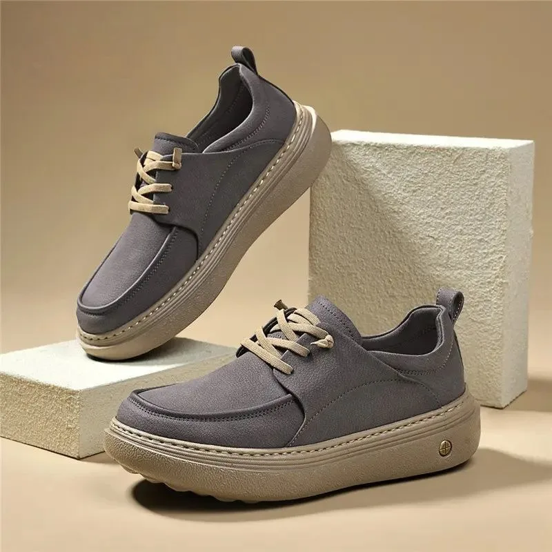 Модная деловая повседневная обувь, мужские удобные мягкие лоферы, легкие кроссовки на шнуровке, модная замшевая обувь на плоской подошве, мужская обувь для вождения
Модная деловая повседневная обувь, мужские удобные мягкие лоферы, легкие кроссовки на шнуровке, модная замшевая обувь на плоской подошве, мужская обувь для вождения