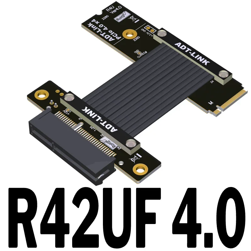 Полноскоростной удлинительный кабель M.2 NVMe SSD — PCIe x4 для удлинителя карты M.2 M Key 2280.
Полноскоростной удлинительный кабель M.2 NVMe SSD — PCIe x4 для удлинителя карты M.2 M Key 2280.