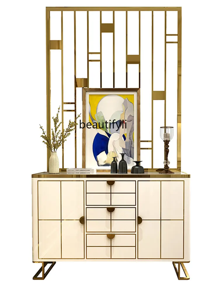 Light Luxury Shoe Cabinet Living Room Hallway Home Large Capacity Decorative Locker Screen Entrance Cabinet
Light Luxury Shoe Cabinet Living Room Hallway Home Large Capacity Decorative Locker Screen Entrance Cabinet