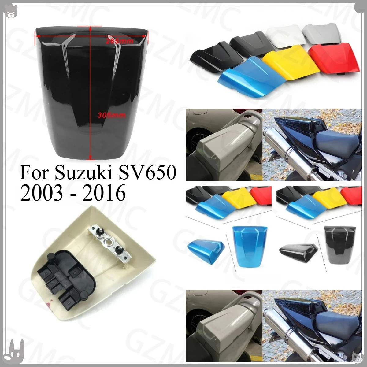 Rear Seat Tail Cover For Suzuki SV650 2003 - 2016 Motorcycle Rear Passenger Front Seat Rear Cover Fairing SV 650 2004 2005 2011
Rear Seat Tail Cover For Suzuki SV650 2003 - 2016 Motorcycle Rear Passenger Front Seat Rear Cover Fairing SV 650 2004 2005 2011