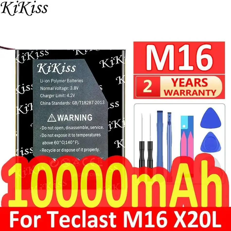 Laptop Battery 10000mAh For Teclast M16 X20L Tablet PC 2-Wire Reliable Power Supply Long-Lasting
Laptop Battery 10000mAh For Teclast M16 X20L Tablet PC 2-Wire Reliable Power Supply Long-Lasting