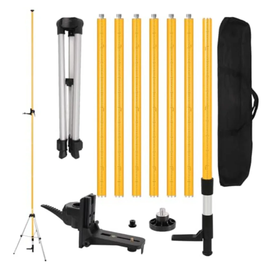 Лазерная телескопическая штанга 15,7 футов/4,8 м с кронштейном и резьбой 1/4"-20, регулируемая, с креплением на штатив и резьбой 5/8"-11
Лазерная телескопическая штанга 15,7 футов/4,8 м с кронштейном и резьбой 1/4"-20, регулируемая, с креплением на штатив и резьбой 5/8"-11